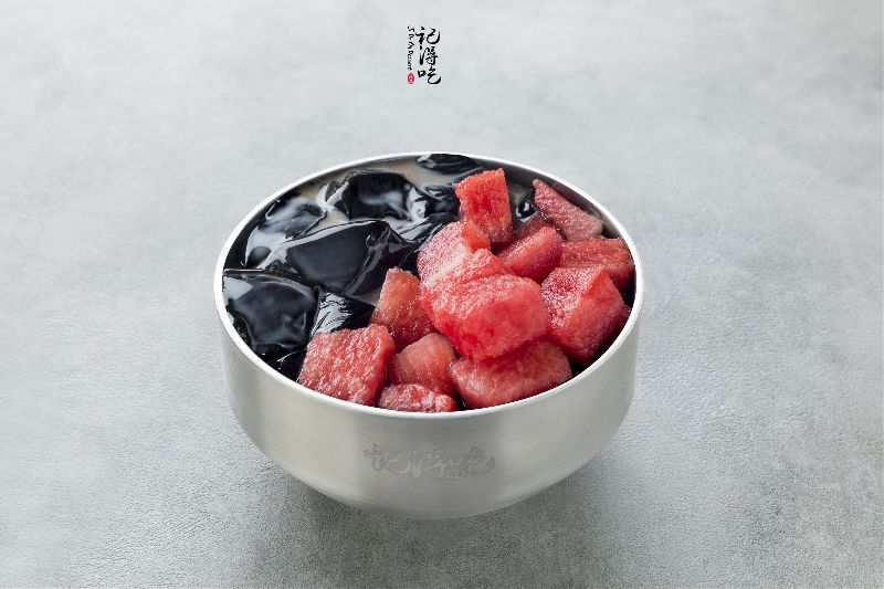 Grass Jelly w Watermelon